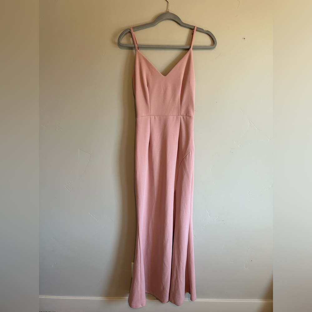 Blush formal dress